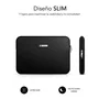 SUBBLIM Business Laptop Sleeve Neoprene V2 15,6" Black