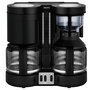 Krups KM8508 Duothek Plus - Cafetera de filtro, 1 litro, 10 tazas, 2200 W, antigoteo, apagado automático, color negro