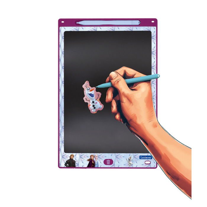 LEXIBOOK Tableta de Tinta Electrónica Frozen Disney con Lápiz Óptico y Plantillas LEXIBOOK Tableta de Tinta Electrónica Frozen Disney con Lápiz Óptico y Plantillas