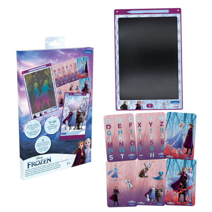 LEXIBOOK Tableta de Tinta Electrónica Frozen Disney con Lápiz Óptico y Plantillas LEXIBOOK Tableta de Tinta Electrónica Frozen Disney con Lápiz Óptico y Plantillas