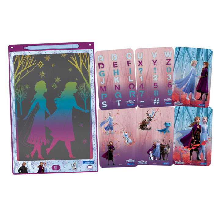 LEXIBOOK Tableta de Tinta Electrónica Frozen Disney con Lápiz Óptico y Plantillas LEXIBOOK Tableta de Tinta Electrónica Frozen Disney con Lápiz Óptico y Plantillas
