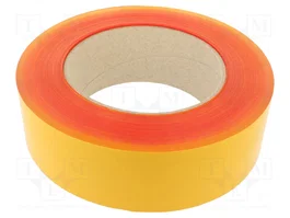 FATH Cinta de marcado adhesiva roja de 75 mm x 50 m