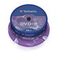 Verbatim DVD+R Advanced AZO 4,7 GB 16x - Pack de 25 unidades, Plata mate