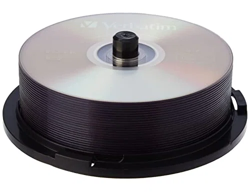 Verbatim DVD+R Advanced AZO 4,7 GB 16x - Pack de 25 unidades, Plata mate