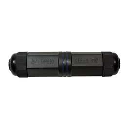 LogiLink NP0080 Conector de Empalme RJ-45 Negro IP67