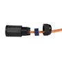 LogiLink NP0080 Conector de Empalme RJ-45 Negro IP67