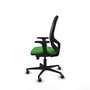 PIQUERAS Y CRESPO Silla de oficina Cilanco con mecanismo Sincro, Verde y Negro