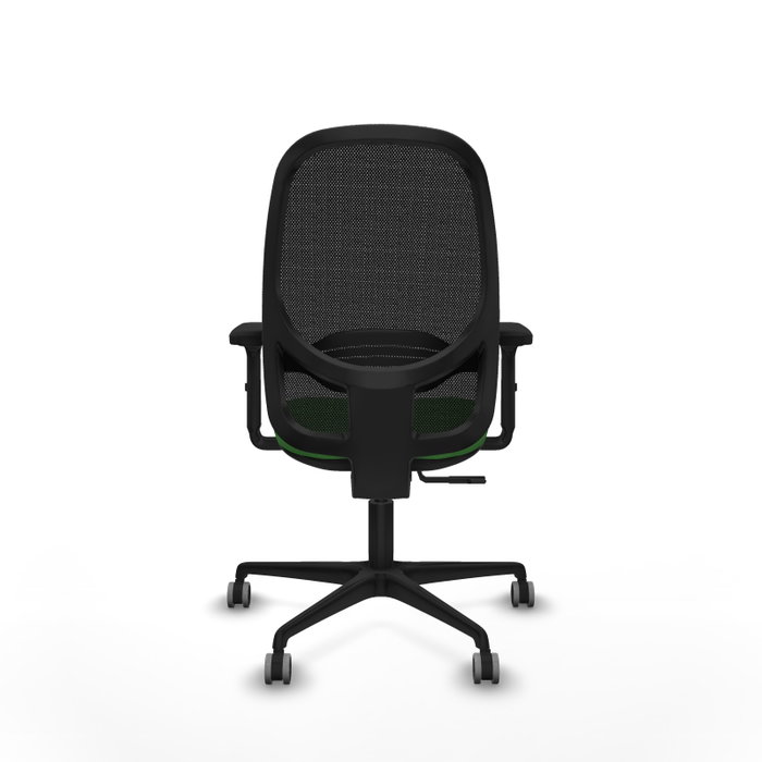 PIQUERAS Y CRESPO Silla de oficina Cilanco con mecanismo Sincro, Verde y Negro