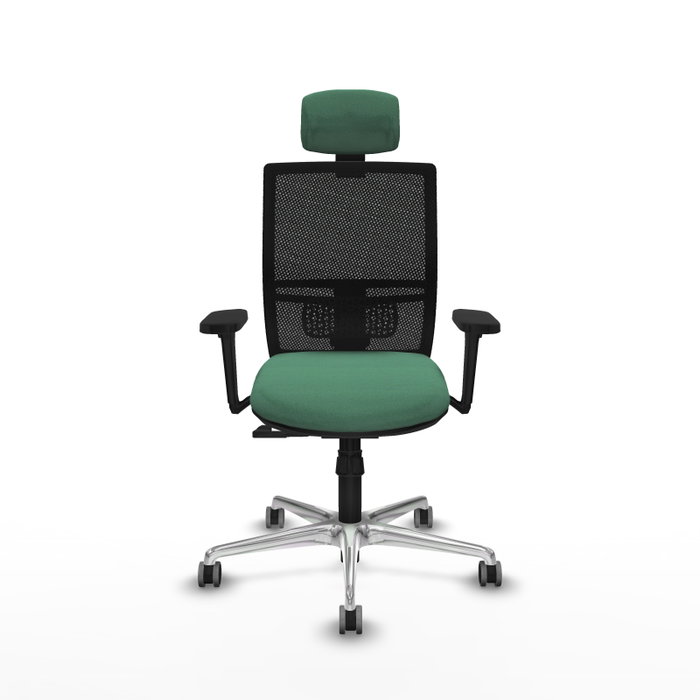 PIQUERAS Y CRESPO Silla de oficina Yunquera Verde esmeralda con mecanismo Sincro PIQUERAS Y CRESPO Silla de oficina Yunquera Verde esmeralda con mecanismo Sincro