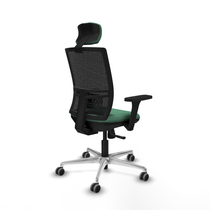 PIQUERAS Y CRESPO Silla de oficina Yunquera Verde esmeralda con mecanismo Sincro PIQUERAS Y CRESPO Silla de oficina Yunquera Verde esmeralda con mecanismo Sincro