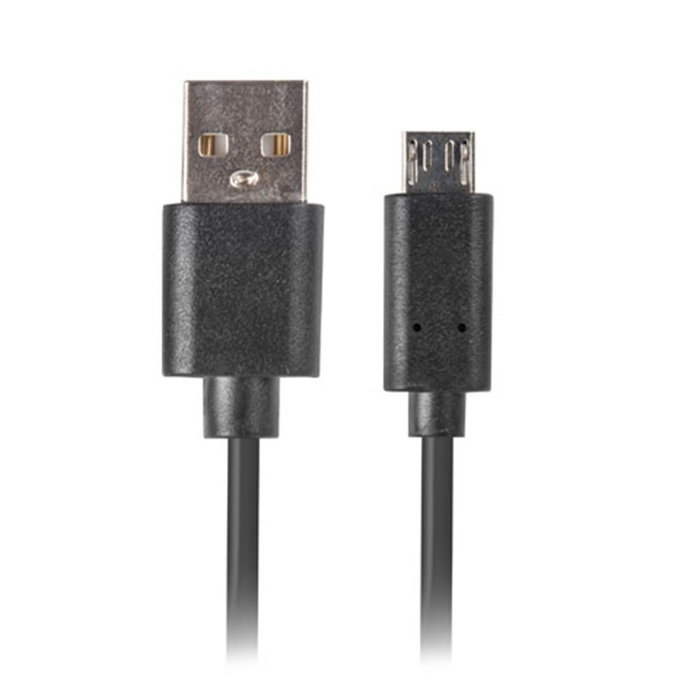 Lanberg Cable Quick Charge 3.0 USB Micro-B (M) a USB-A (M) 3m Negro