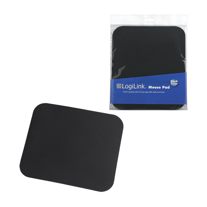 LogiLink Alfombrilla de Ratón ID0096 Negra 250x220 mm