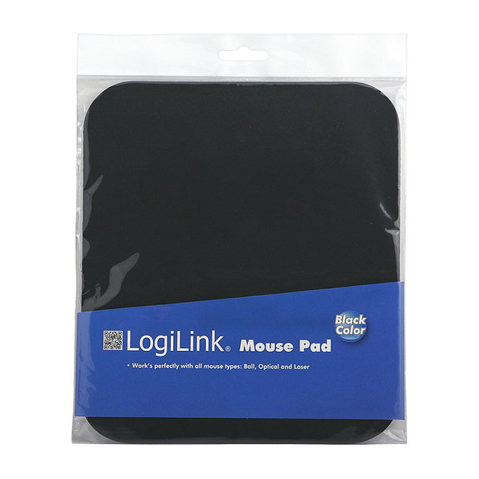 LogiLink Alfombrilla de Ratón ID0096 Negra 250x220 mm
