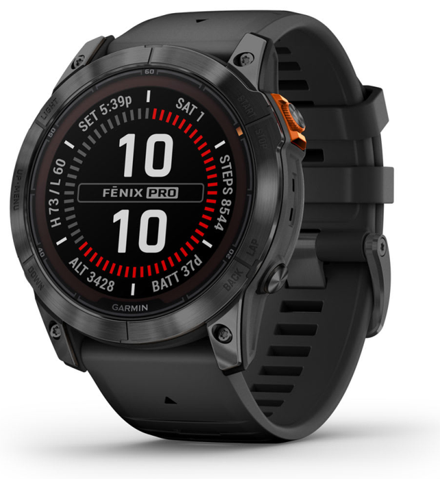 Garmin fēnix 7X Pro Solar Slate Grey / Black Garmin fēnix 7X Pro Solar Slate Grey / Black