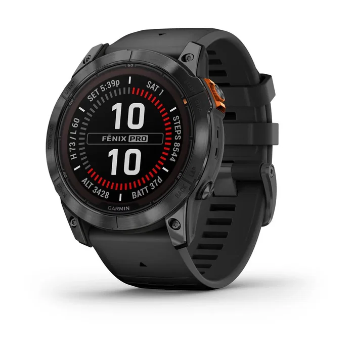 Garmin fēnix 7X Pro Solar Edition Smartwatch Deportivo GPS con Energía Solar, Pantalla Táctil MIP 1.4" (51 mm), Gris/Negro, Memoria 32 GB, Wifi, Bluetooth, NFC