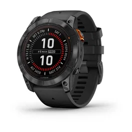Garmin fēnix 7X Pro Solar Edition Smartwatch Deportivo GPS con Energía Solar, Pantalla Táctil MIP 1.4" (51 mm), Gris/Negro, Memoria 32 GB, Wifi, Bluetooth, NFC