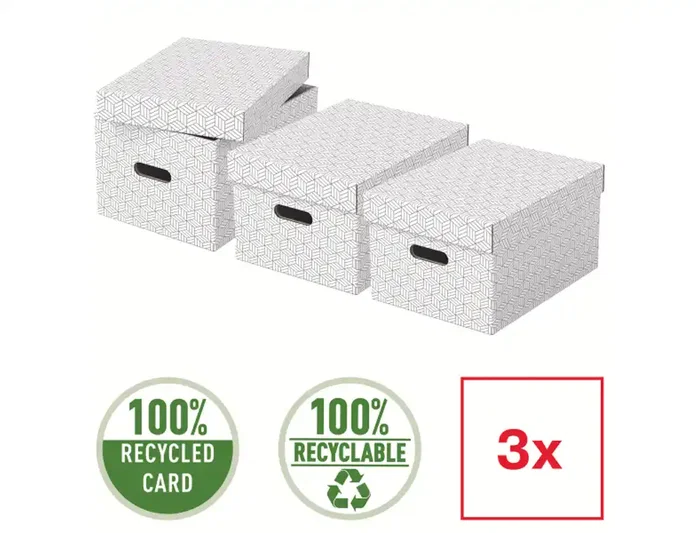 Esselte Caja de almacenaje Home 17,5 l - 26,5 x 36,5 x 20,5 cm blanco