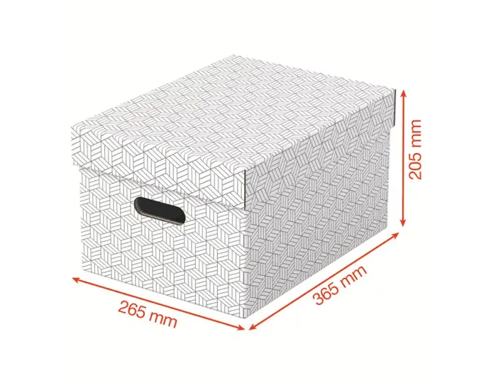 Esselte Caja de almacenaje Home 17,5 l - 26,5 x 36,5 x 20,5 cm blanco