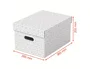 Esselte Caja de almacenaje Home 17,5 l - 26,5 x 36,5 x 20,5 cm blanco