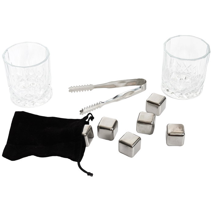 Cook Concept Caja 10 Piezas Whisky Vidrio Cristal Maquina