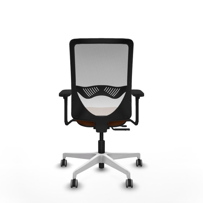 PIQUERAS Y CRESPO Silla de oficina Zulema con mecanismo Sincro/Traslack, Marrón y Blanco PIQUERAS Y CRESPO Silla de oficina Zulema con mecanismo Sincro/Traslack, Marrón y Blanco