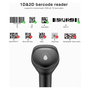Inateck Lector de Códigos de Barras Portátil 1D/2D BCST-50, Negro, Bluetooth, Compatible con iOS, Android, Windows