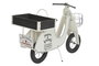 DKD Home Decor Expositor Terraza y Jardín Crema Negro Metal 46 x 75 x 111 cm
