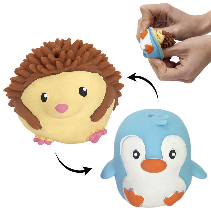 Jeux 2 momes Animal Reversible Peluche Interactivo para Niños +3 Años 7 cm