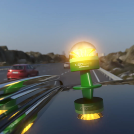 ERUM 103886 Lámpara de Emergencia LED Verde