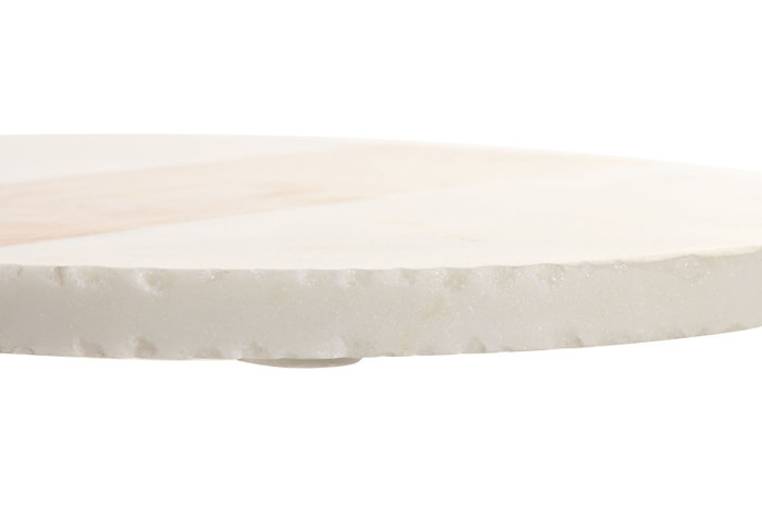 DKD Home Decor Tabla de Cortar Mármol y Acacia Blanco y Natural DKD Home Decor Tabla de Cortar Mármol y Acacia Blanco y Natural