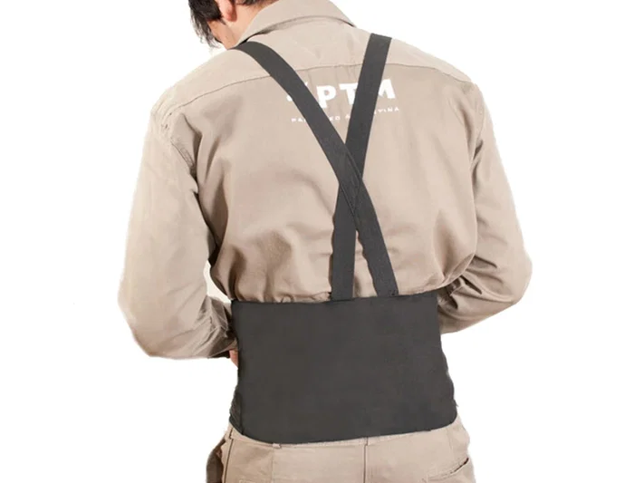 Faru Cinturon Antilumbago Elástico con Tirantes Talla XL Color Negro