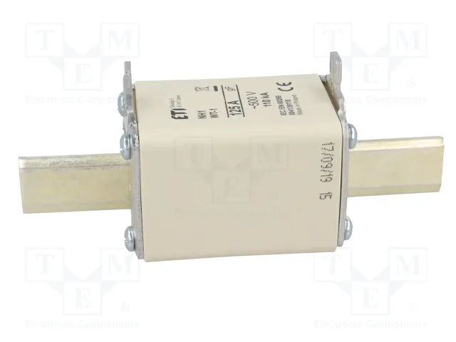 ETI POLAM Fusible NH1 de Cartucho Cerámico Industrial 125A 500VAC