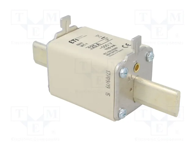 ETI POLAM Fusible NH1 de Cartucho Cerámico Industrial 125A 500VAC