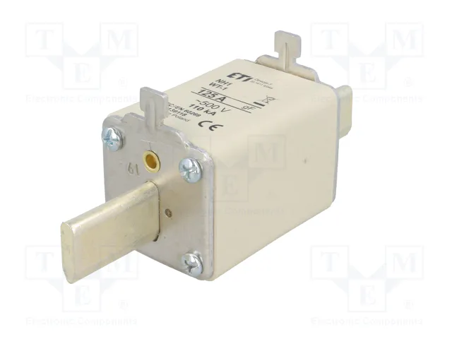 ETI POLAM Fusible NH1 de Cartucho Cerámico Industrial 125A 500VAC