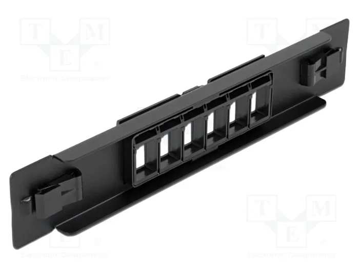 DeLOCK Patch Panel Keystone de 10″ con 6 puertos