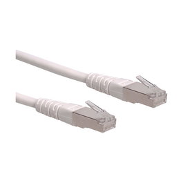 ROLINE Patchkabel Cat.6 Class E S/FTP PiMF, Cable de Red RJ-45 0.3m Blanco, 1000 Mbit/s, Categoría 6 S-STP, 1 Pieza