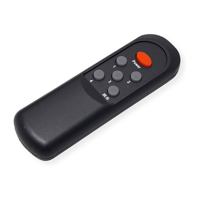 ROLINE Switch de vídeo HDMI 8K de 4 salidas con control remoto IR 14.01.3587