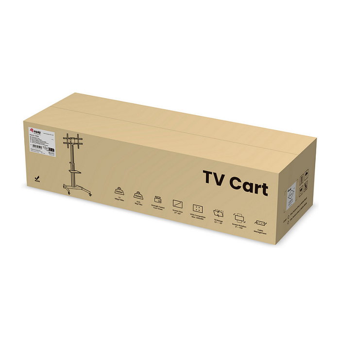 EQUIP Carro giratorio para TV 37-86 pulgadas 650630 Plata EQUIP Carro giratorio para TV 37-86 pulgadas 650630 Plata