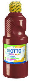 Tempera Giotto Mas Lavable Liquida 500 Ml (Botella) Castaño