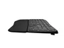 Natec Porifera Teclado Inalámbrico Retroiluminado Bluetooth 5.0 + USB 2.4GHz QWERTY Español Negro