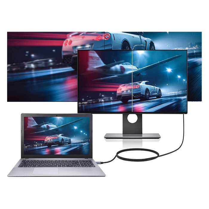 Conceptronic Adaptador USB-C a HDMI 4K/60Hz 2M Gris