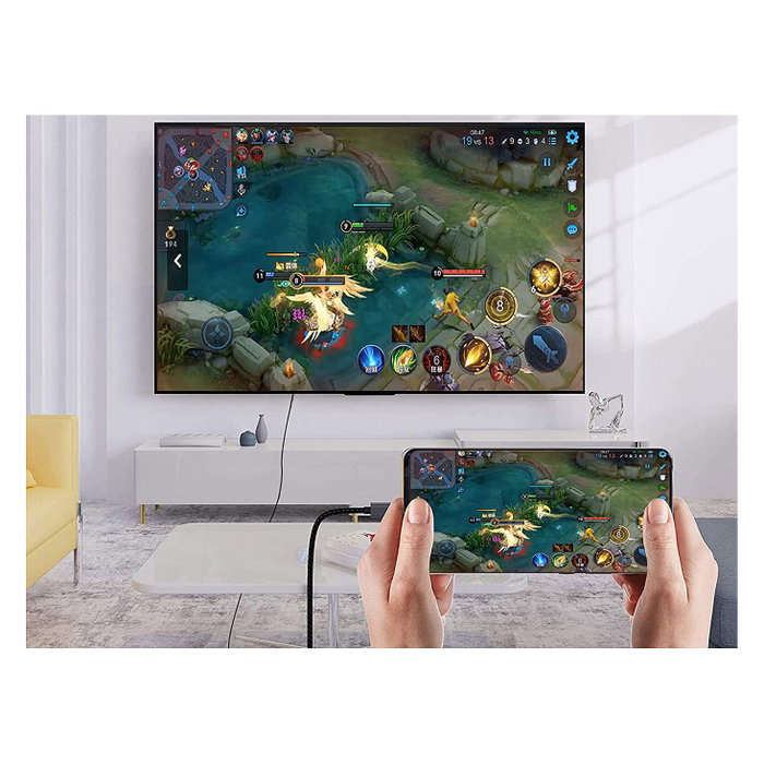 Conceptronic Adaptador USB-C a HDMI 4K/60Hz 2M Gris