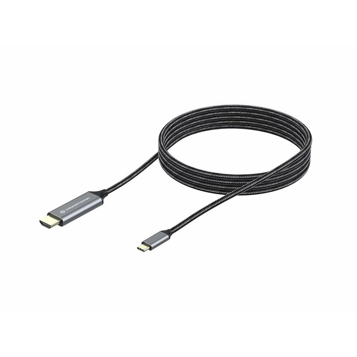Conceptronic Adaptador USB-C a HDMI 4K/60Hz 2M Gris