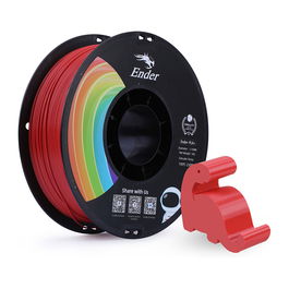 Creality PLA+ Filamento 3D Rojo, 1 kg, 1.75 mm, Material Ácido Poliláctico para Impresoras Creality 3D FDM, Referencia 3301010309