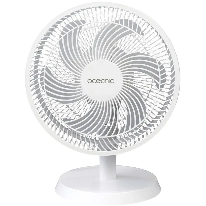 Oceanic Ventilador de mesa 35W 30,5cm 3 velocidades oscilante blanco Oceanic Ventilador de mesa 35W 30,5cm 3 velocidades oscilante blanco