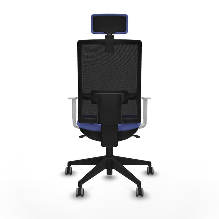 PIQUERAS Y CRESPO Silla de oficina Horna con mecanismo Sincro, Azul claro y Negro PIQUERAS Y CRESPO Silla de oficina Horna con mecanismo Sincro, Azul claro y Negro
