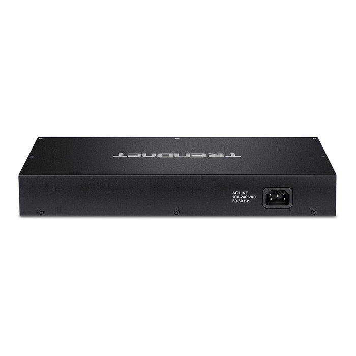 TRENDnet TPE-3012LS - Switch de Vigilancia Inteligente Gestionado Gigabit con 12 Puertos y PoE+, 8 Puertos PoE+ de 30W, 2 Puertos SFP, Rack 1U, Sin Ventilador, 24 Gbps