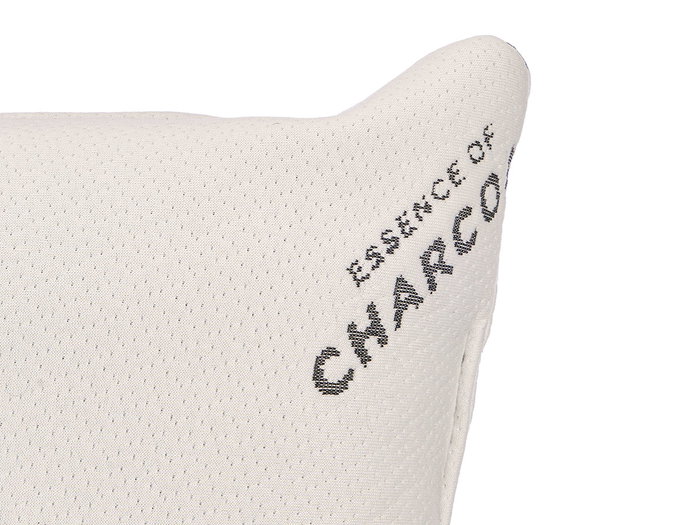 GIFTDECOR Almohada de Copos Viscoelástica con Carbono 40x70cm Blanco