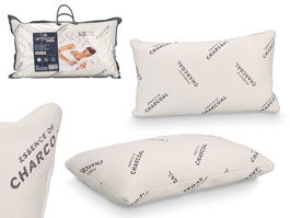 Giftdecor Almohada Copos Viscoelastica Carbono 40x70 cm (Set de 6)