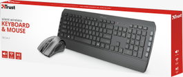 Trust TECLA-2 Teclado y Ratón Inalámbrico Negro